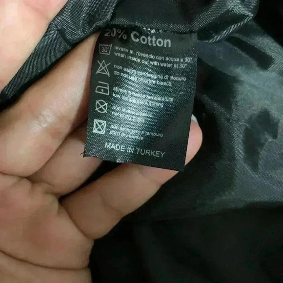 women's KARTINKA design Puffer jacket with Faux Fur Detail 20% COTTON SIZE 26 XS - Picture 10 of 12